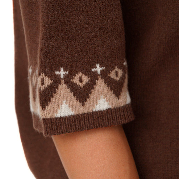 Damen Strickpullover mit weiten Ärmeln