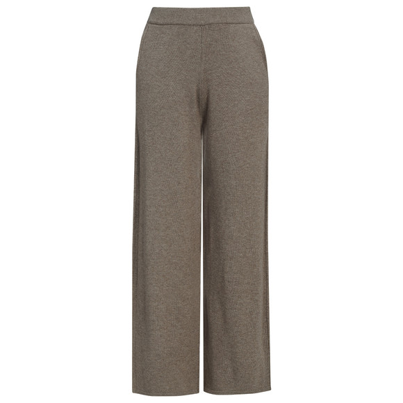 Damen Wide-Leg-Strickhose mit Taschen