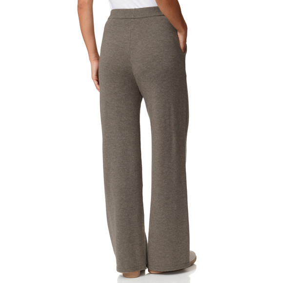 Damen Wide-Leg-Strickhose mit Taschen