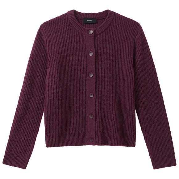 Mädchen Strickjacke mit Knöpfen