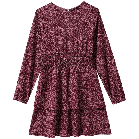 Mädchen Kleid mit Leo-Muster