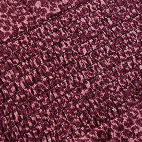 Mädchen Kleid mit Leo-Muster