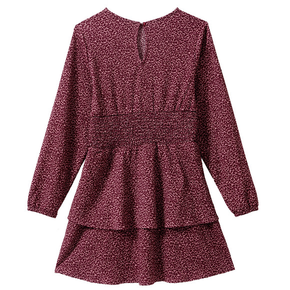 Mädchen Kleid mit Leo-Muster