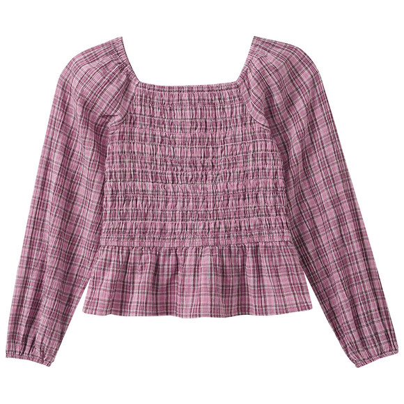 Mädchen Blusenshirt gesmokt