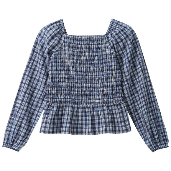 Mädchen Blusenshirt gesmokt