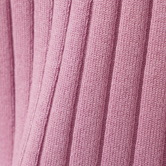 Mädchen Langarmshirt mit Rippstruktur