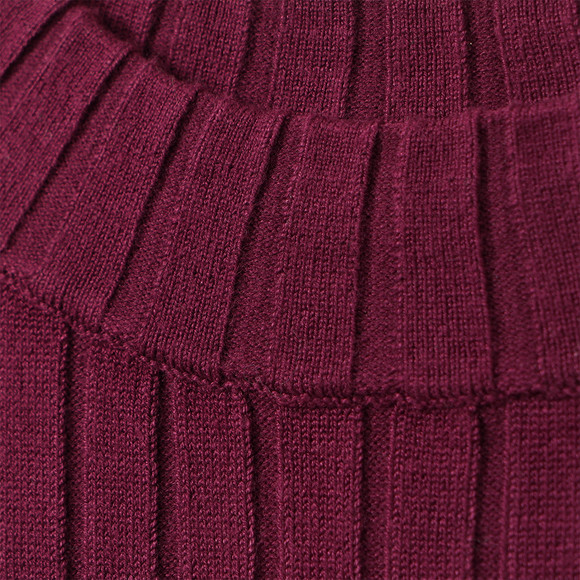 Mädchen Langarmshirt mit Rippstruktur