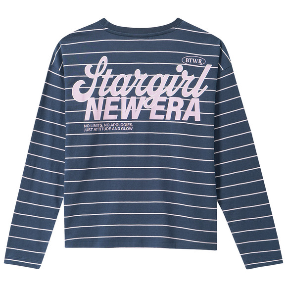 Mädchen Langarmshirt mit Rücken-Print