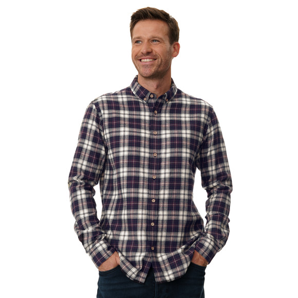 Herren Flanellhemd in Modern Fit
