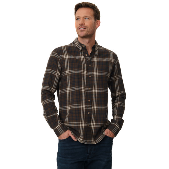 Herren Flanellhemd in Modern Fit