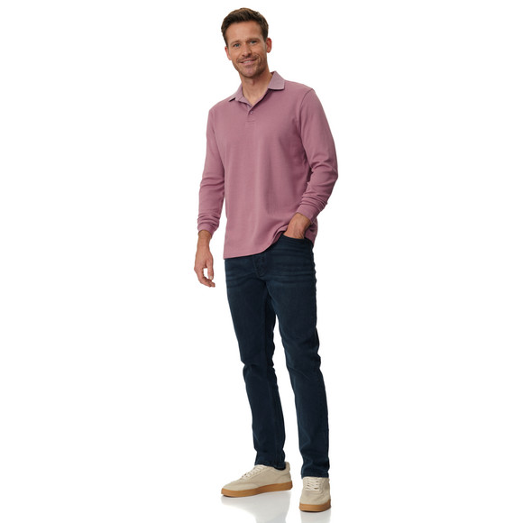 Herren Poloshirt mit leichten Streifen