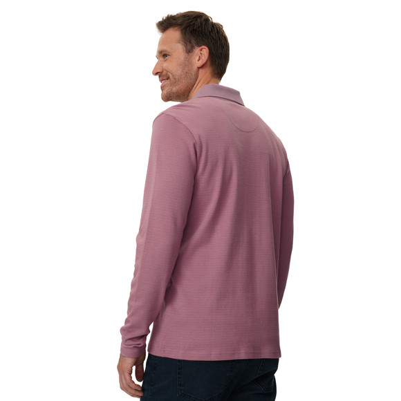Herren Poloshirt mit leichten Streifen