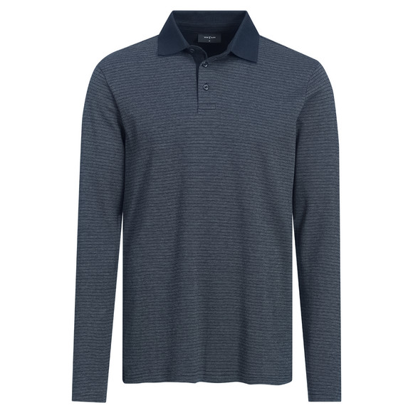 Herren Poloshirt mit leichten Streifen