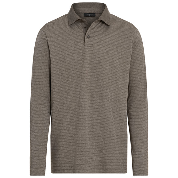 Herren Poloshirt mit leichten Streifen