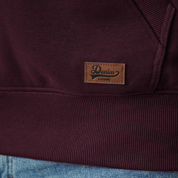 Herren Hoodie mit geprägtem Schriftzug