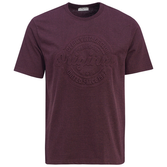 Herren T-Shirt mit 3D-Prägung