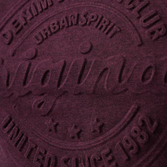 Herren T-Shirt mit 3D-Prägung