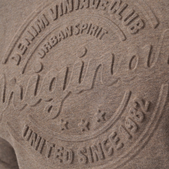 Herren T-Shirt mit 3D-Prägung