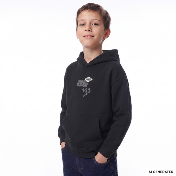 Jungen Hoodie mit großem Rücken-Print