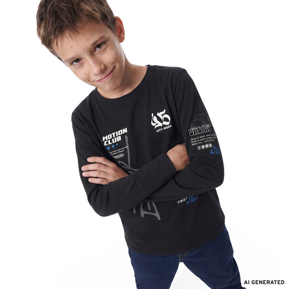 Jungen Langarmshirt mit Print