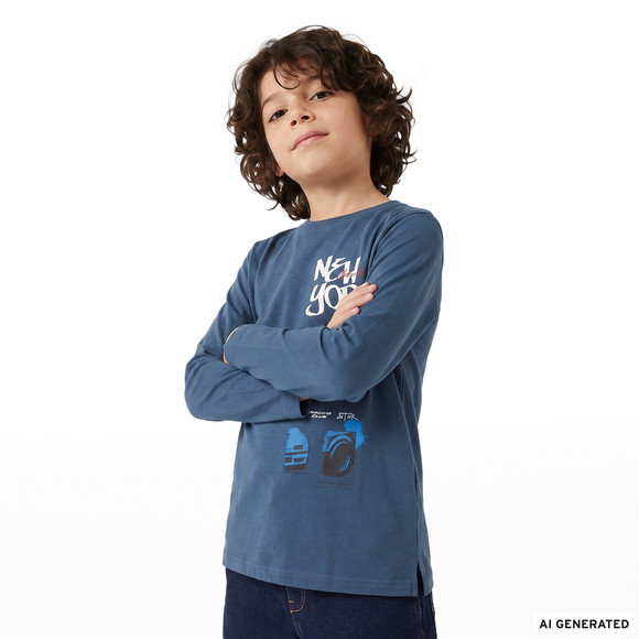 Jungen Langarmshirt mit Print