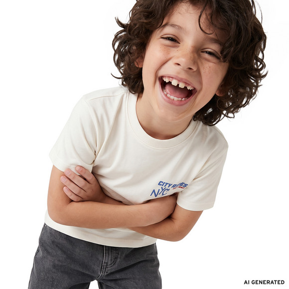 Jungen T-Shirt mit großem Print