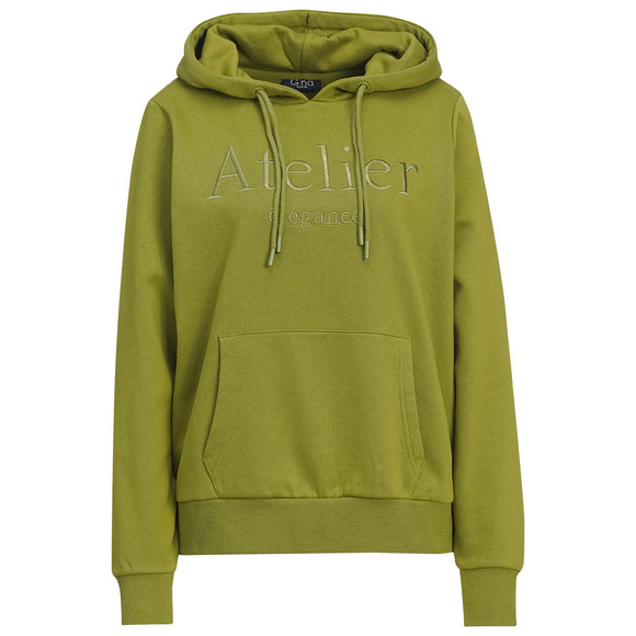 Damen Hoodie mit Applikation
