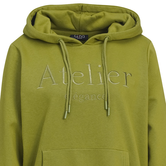 Damen Hoodie mit Applikation