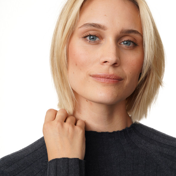Damen Langarmshirt mit Turtleneck 