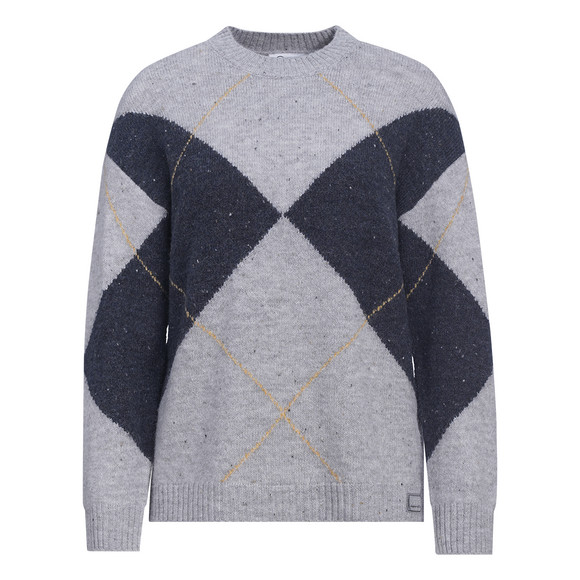 Damen Strickpullover mit Rautenmuster