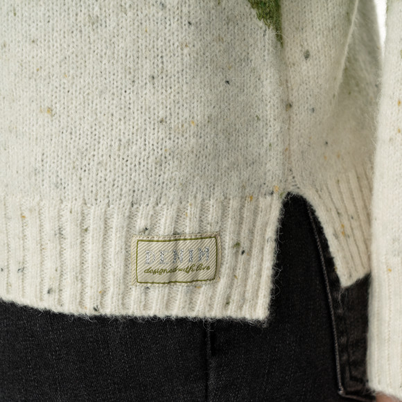 Damen Strickpullover mit Rautenmuster