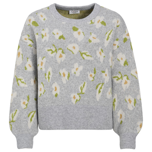 Damen Strickpullover mit Allover-Muster