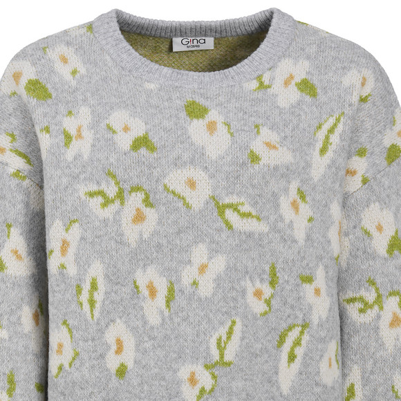 Damen Strickpullover mit Allover-Muster