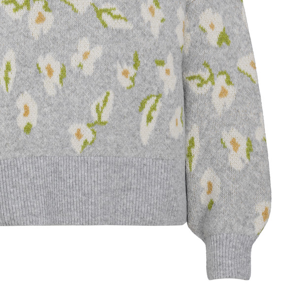 Damen Strickpullover mit Allover-Muster