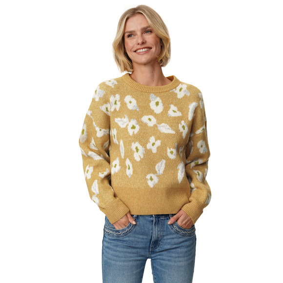 Damen Strickpullover mit Allover-Muster