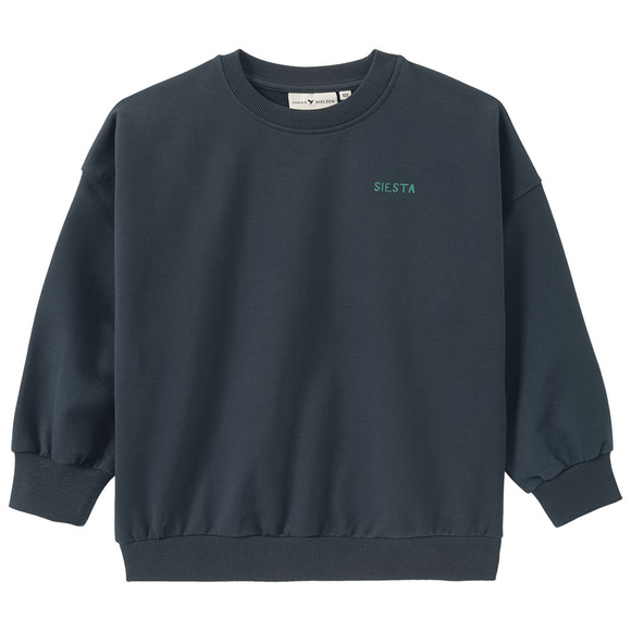 Jongenssweatshirt met opdruk op de rug