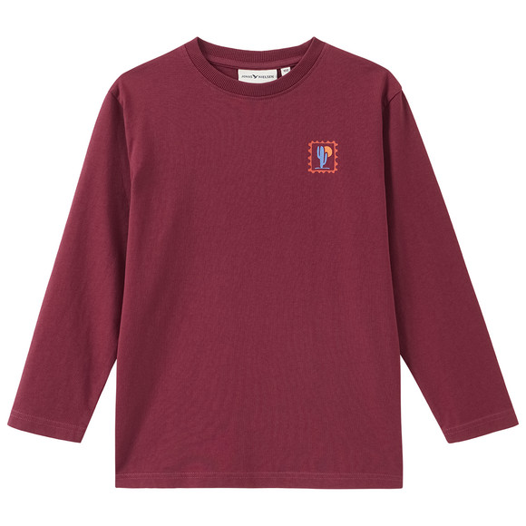 Jungen Langarmshirt mit kleinem Print