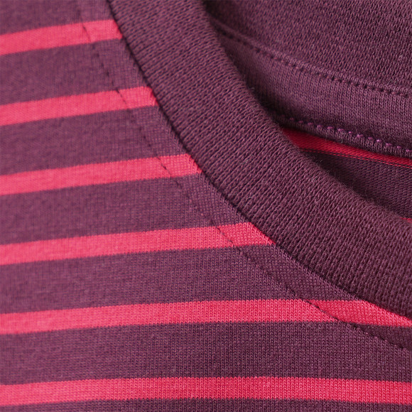 Meisjes-T-shirt met lange mouwen en strepen