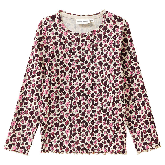 Mädchen Langarmshirt mit Allover-Muster