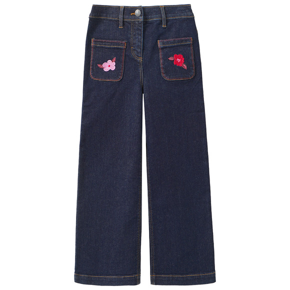 Meisjesjeans met borduursel