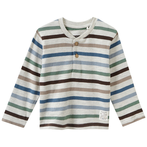 Baby Langarmshirt aus strukturiertem Material