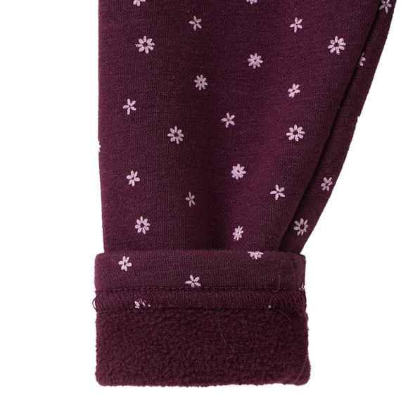 Baby Sweatleggings mit Blumen-Allover