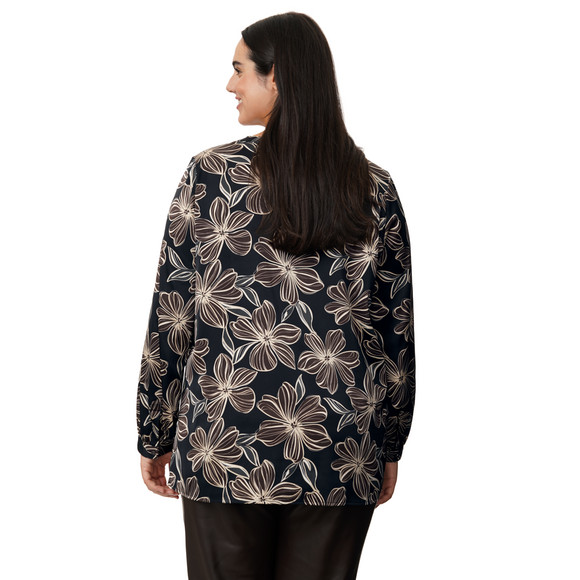 Damen Bluse mit Blumen-Muster