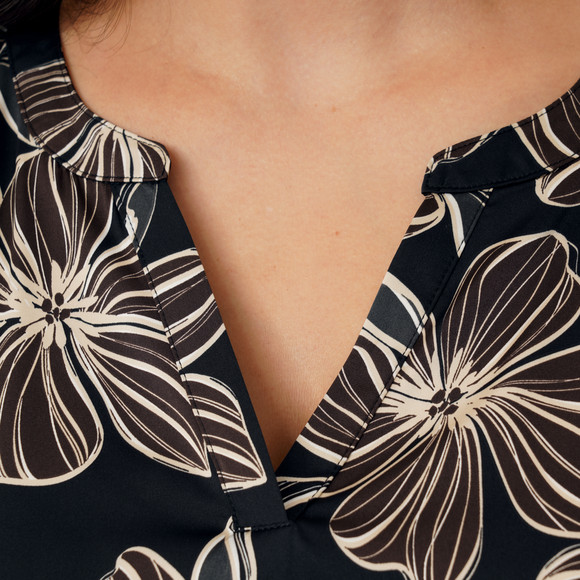 Damen Bluse mit Blumen-Muster