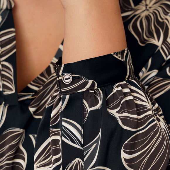 Damen Bluse mit Blumen-Muster