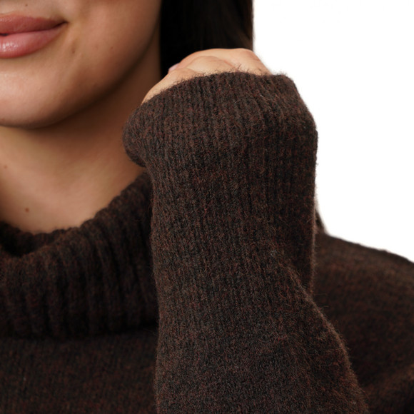 Damen Strickkleid mit Rollkragen