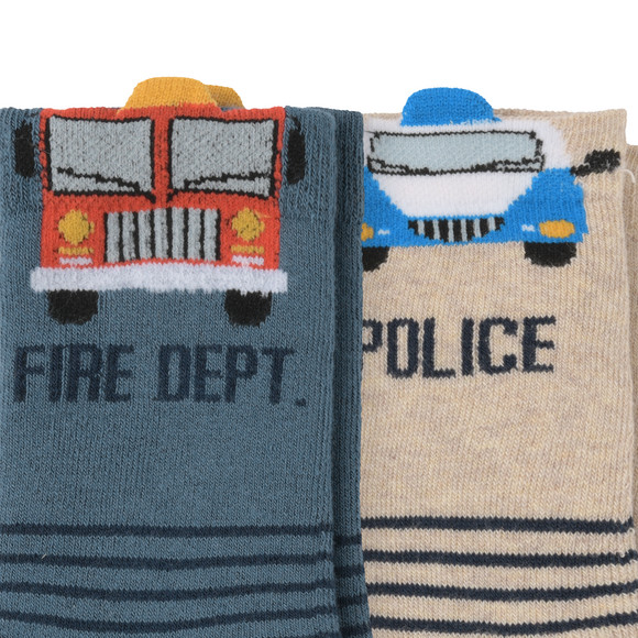 2 Paar Jungen Socken mit Frottee