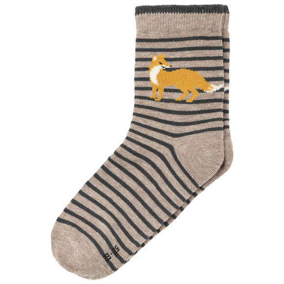 3 Paar Jungen Socken mit Waldtieren
