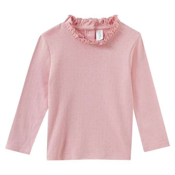 Baby Langarmshirt mit Ajour-Muster