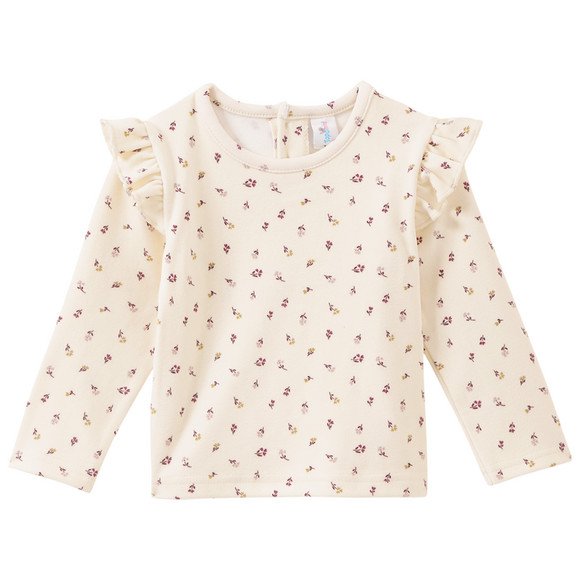 Baby Langarmshirt mit Allover-Muster